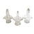 Art Nouveau Duncan & Miller "Bride's Baskets" Set of 3 - Easter Decor For Sale - Image 3 of 4
