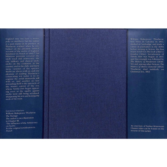 "The Book of Snobs" 1999 Thackeray, William Makepeace For Sale - Image 4 of 8