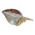 1990s Modern Christian Dior Clear and Gold Murano Glass Big Wing Centerpiece For Sale