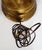 Mid-Century Italian Hollywood Regency Gilt Iron Daisy & Tulip Tole Lamp For Sale - Image 10 of 16