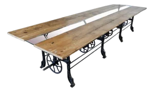 Vintage Worktable in Cast Iron, 1920