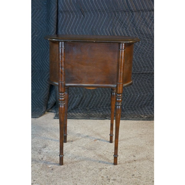 Antique Victorian Walnut Tobacco Humidor Cabinet Side Table Parlor Smoke Stand 26" For Sale - Image 12 of 18