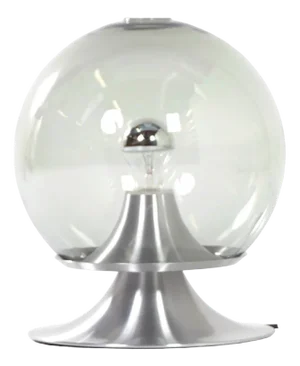 Dream Island Table Lamp in Transparent Glass by Raak Amsterdam, 1960