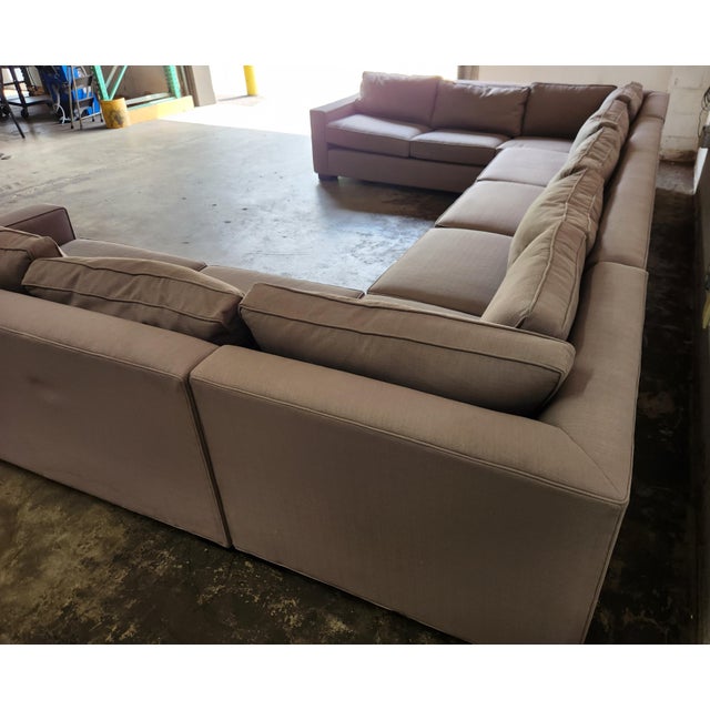 Very Large Mitchell Gold Bob Williams Sectional Sofa For Sale - Image 9 of 13