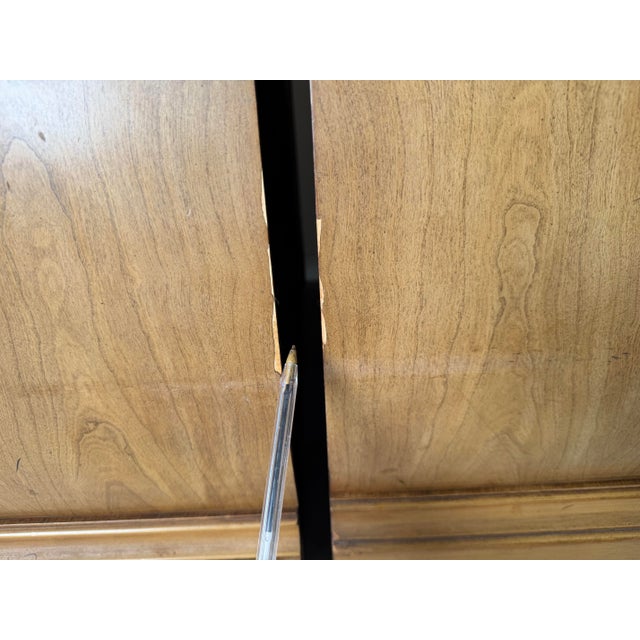 Vintage Hollywood Regency Style Carved Wood Front Door Nightstands – Pair For Sale - Image 12 of 12