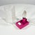 Pink Table Lamp in Plastic, 1980s For Sale - Image 9 of 10