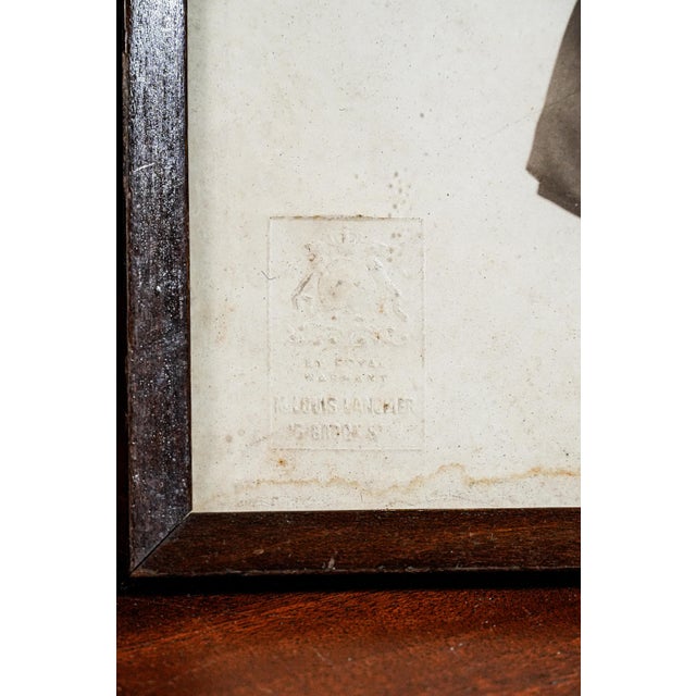 White Fascinating World War I Framed Antique Studio Photograph of British Soldier in Uniform Militaria Home Decor For Sale - Image 8 of 11