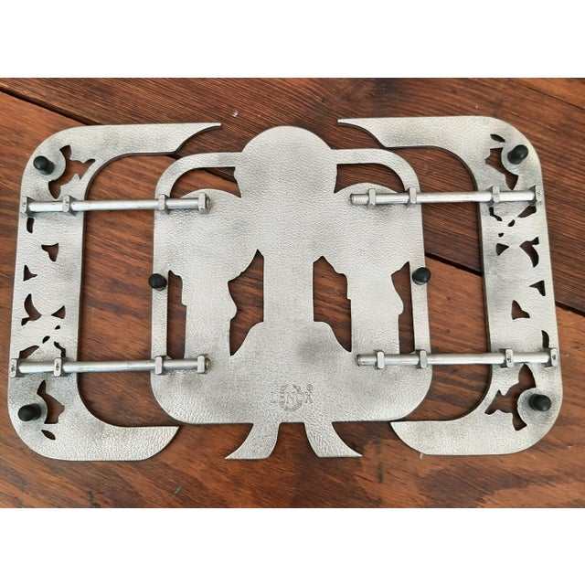 Mid 20th Century Lenox Christmas Holiday Yuletide Trivet For Sale - Image 5 of 7