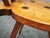 Gold Folk Primitive Beech Chair, Czechoslovakia, 1940s For Sale - Image 8 of 10