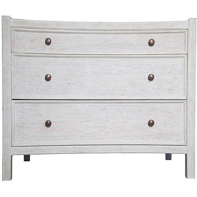 Mid-Century Modern NOIR Hampton Side Table, White Wash For Sale - Image 3 of 5