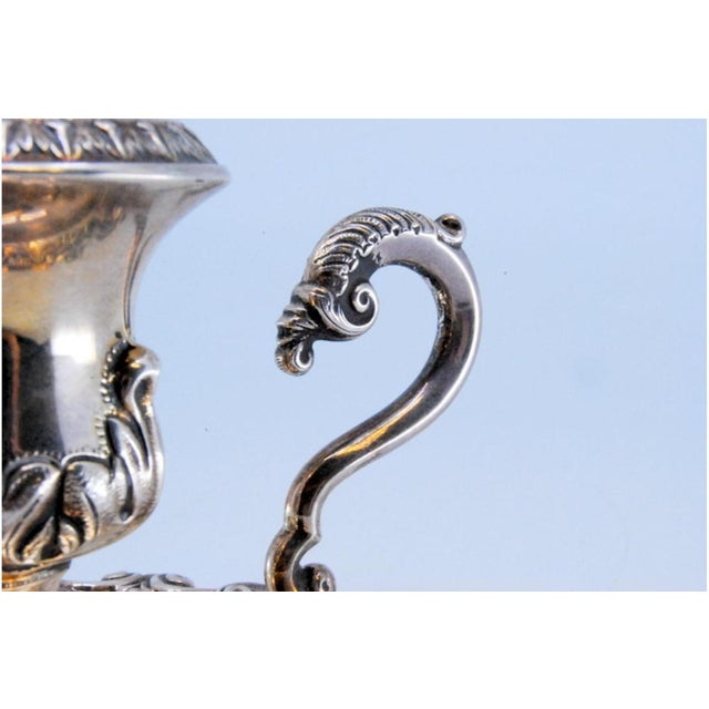 Small Silver Paddle with Shell-Shaped Base For Sale - Image 6 of 9