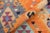 1990s 1990s Tribal Kilim Rust Blue Wool Rug - 8'5" X 10'1" For Sale - Image 5 of 7