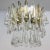 Chandelier with Murano Drops in Silver Frame from Palwa, 1950s For Sale - Image 10 of 14