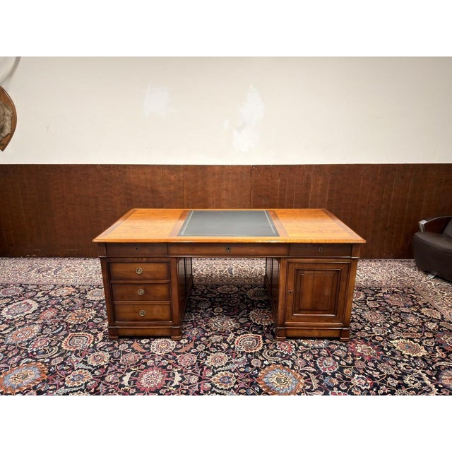 Italian Desk with Leather Top from Assi D'Asolo For Sale - Image 4 of 18