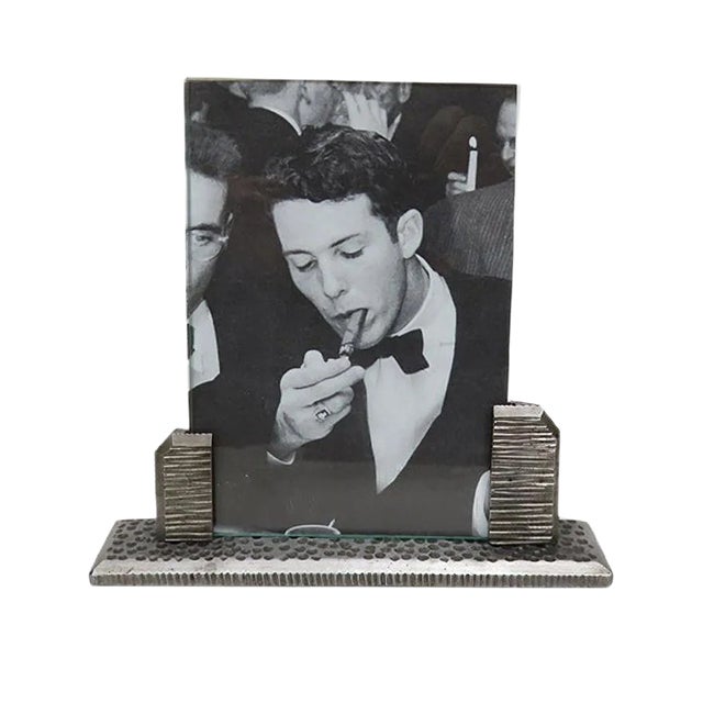 Art Deco Handmade Iron Base Picture Frames For Sale