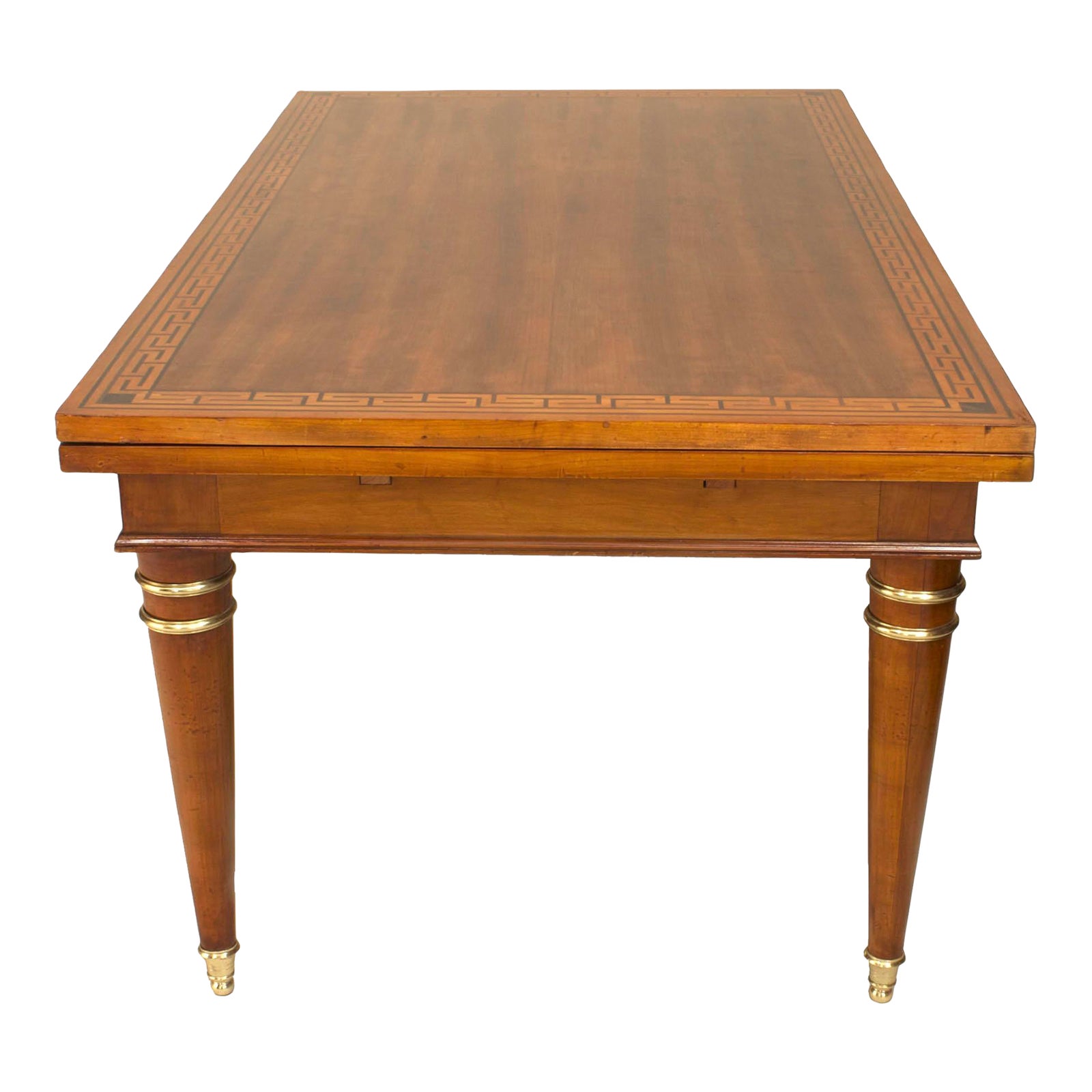 French Mahogany Rectangular Dining Table (Manner of Arbus) | Chairish