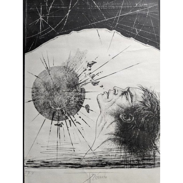 Modern Pierre-Yves Trémois, Atlas (Solar Explosion), 1970, Lithograph, Framed For Sale - Image 3 of 5