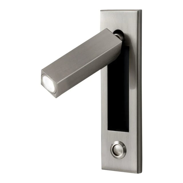 A Warm White Led Headboard Reading Light Is Housed Within A Rectangular Head That Swivels 90° Left, Right Or Forward And...