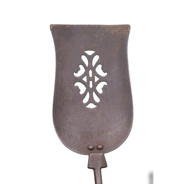 19 Century Dutch Brass Fire Place Tools, Set of 5 For Sale - Image 10 of 11