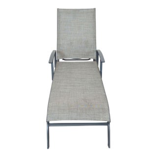 Sunbrella Outdoor Adjustable Chaise Lounge Chair – Comfortable and Durable For Sale