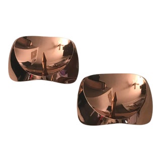 Stelton Denmark Papilio Uno Candle Holders - a Pair For Sale