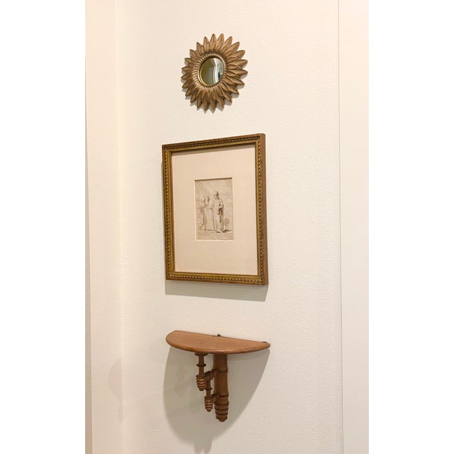 Antique 19th Century French Faux Bamboo Wall Bracket Shelf For Sale - Image 4 of 12