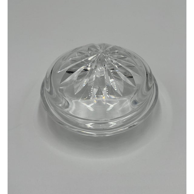 Waterford Mid 20th Century Waterford Crystal Covered Dish For Sale - Image 4 of 12