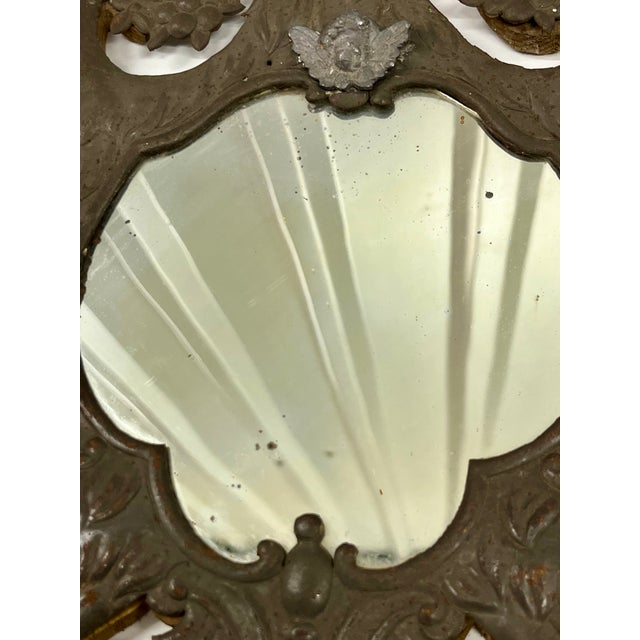 Pair of Antique French Federal Style Tin Eagle Mirrors, 19th Century For Sale - Image 13 of 18