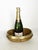 Boho Chic French Riviera Rush and Brass Basket, France, 1950s For Sale - Image 3 of 12