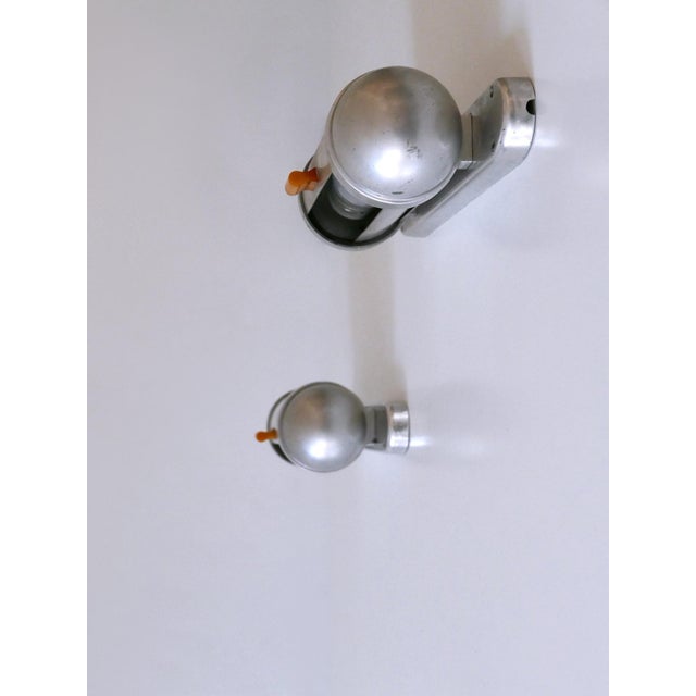 Streamline Submarine Cabinet Sconces from König, Germany, 1940s, Set of 2 For Sale - Image 13 of 18