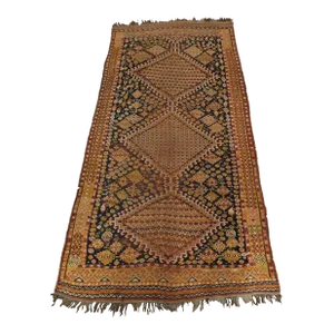 1930s Vintage Handmade Persian Rug.