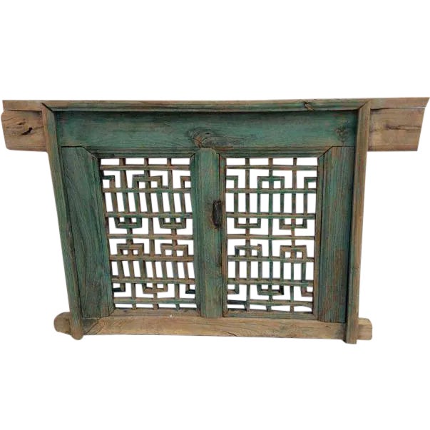 Small Antique Screen Window For Sale