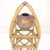 Bamboo & Leather Figural 13" Square Profile Dome Shape Etagere MINT For Sale - Image 12 of 13