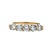 14k Yellow Gold 1.03 Total Carat Diamond Band, Size 6.5 For Sale - Image 9 of 12