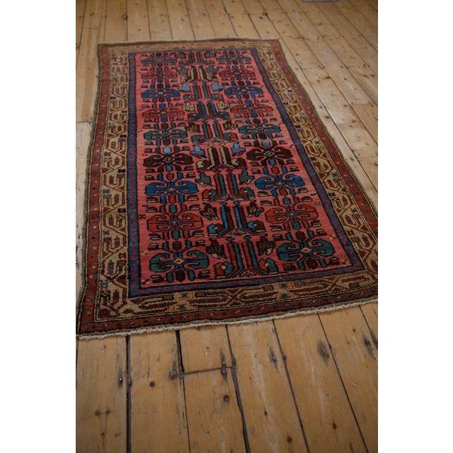Vintage Kurdish Hamadan Rug - 3'8" x 6'4" For Sale - Image 11 of 11