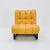 Brown Mid-Century Armchair in Wood and Leather, 1960s For Sale - Image 8 of 11