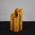 Stone Yellow Glazed Terracotta Vase in Cloverleaf Shape from Pierre Cardin For Sale - Image 7 of 10