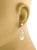 Contemporary Mikimoto Diamond Pearls 18k White Gold Fancy Drop Dangle Earrings For Sale - Image 3 of 7