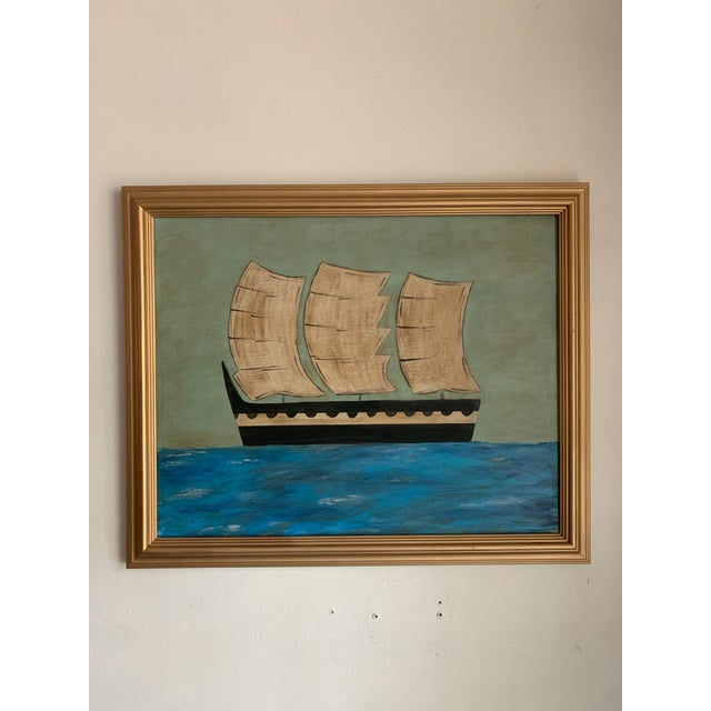 2020s Contemporary Impressionist Style Seascape Painting on Canvas, Framed For Sale - Image 5 of 5