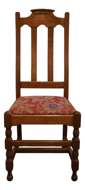 Vintage Rustic European Style Dining Side Chair