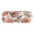 Scalamandre 21" x 7" Rainforest Warp Print Bolster Pillow in Terra Cotta For Sale