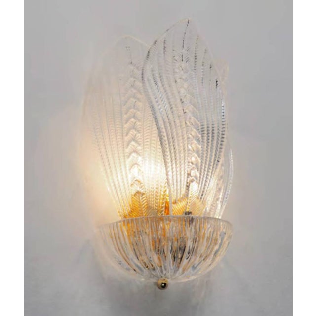 Italian 21st Century Leaves Sconces by Fabio Ltd For Sale - Image 3 of 4