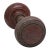 Pair of Bronze Concentric Entry Door Knobs For Sale