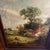 20th Century Reproduction of Vintage James Edward Meadows Canvas Print of Cottage Landscape Titled Rustic Peace Framed Signed Made by John Wanamaker For Sale - Image 4 of 11