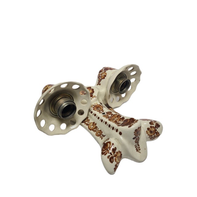 1970s 2-Armed Wall Lamp from Włocławek, Poland, 1970s For Sale - Image 5 of 14