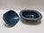1960s Vintage Italian Margherita Centerpiece in Blue Earthenware attributed to A. Campi for Laveno, 1965 For Sale - Image 5 of 16