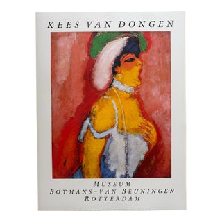 Kees Van Dongen (1877-1968), Modjesko, Soprano Singer, 1908, Copyright Kees Van Dongen C/O Beeldrecht Amsterdam/...Printed in Holland/No. 458 For Sale