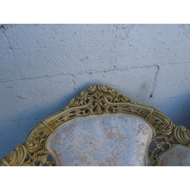 French Heavy Carved Side Lounge Den Fireplace Chairs a Pair 6239 For Sale In Miami - Image 6 of 15