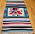 Vintage Southwestern Pictorial Kilim Rug, Handwoven Aztec Design, Blue & Ivory, 4x8 For Sale In Chicago - Image 6 of 8