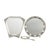 Early 20th Century Portuguese Silver Mirrors, Set of 3 For Sale - Image 6 of 6